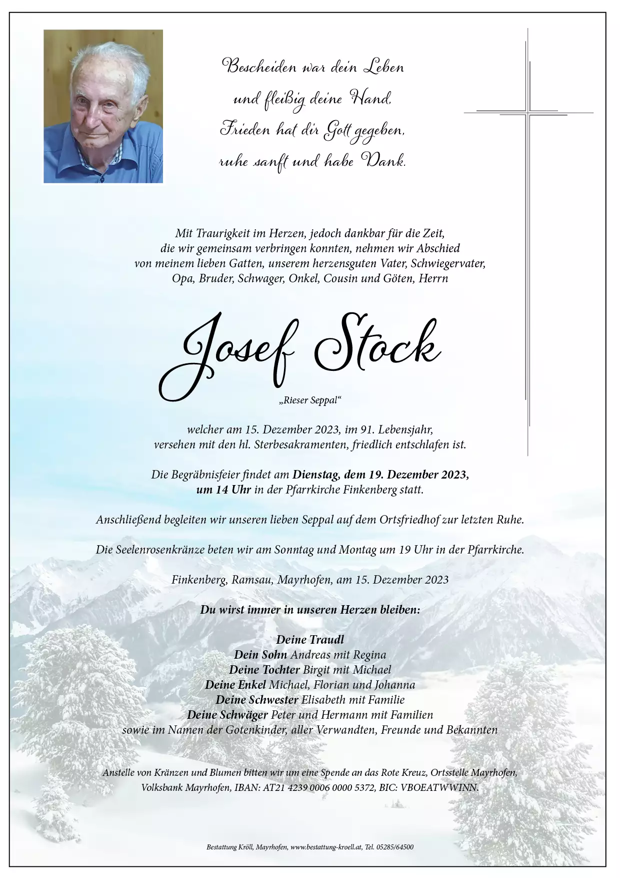 Parte von Josef Stock 